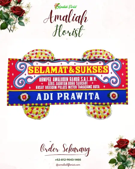 Papan Bunga Ucapan Selamat Tambakaji