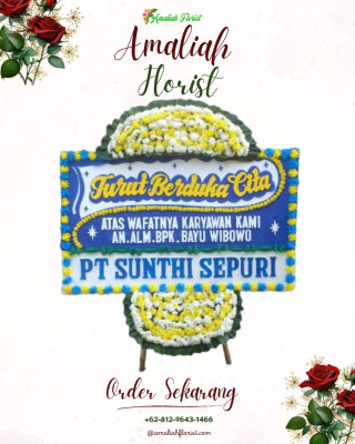 Papan Bunga Duka di Tambakaji